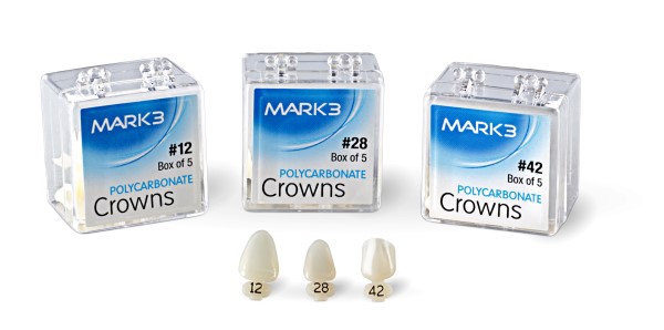 MARK3 Polycarbonate Crowns #30 5 / pack